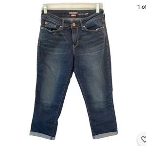 COPY - Levi's Denizen Modern Crop Stretch Denim J…